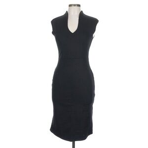 NWT Rolla Coster Black Sheath Fitted Dress V-Neck